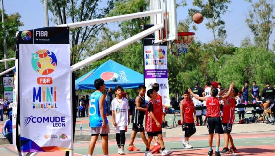 Festival de Mini Basket y su primer día de actividad en León