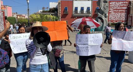 Lorena Alfaro huye ante reclamos de familia desalojada en Irapuato