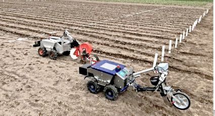 Ayudan en campo los robots y drones