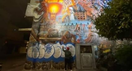 El Fósil lamenta vandalismo en el mural del andador Perfecto I. Aranda