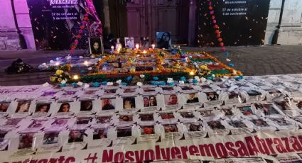 Hasta Encontrarte coloca altar a desaparecidos afuera de la Presidencia Municipal de Irapuato