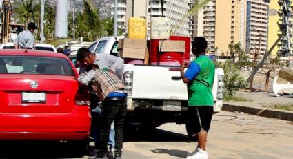 Huracán Otis: Huachicoleros venden litro de gasolina hasta en 40 pesos… en plena Costera