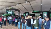 Tractores John Deere acaparan visitantes en la Expo AgroAlimentaria 2023; hacen fila para tomarse fotos