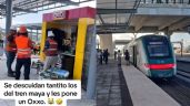 Abren mini Oxxo en estación del Tren Maya y lo quitan tras la inauguración; cierran más cafeterías