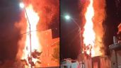 Se incendian pino, cables y parte exterior de una casa en Moroleón; pirotecnia pudo haberlo provocado | VIDEO