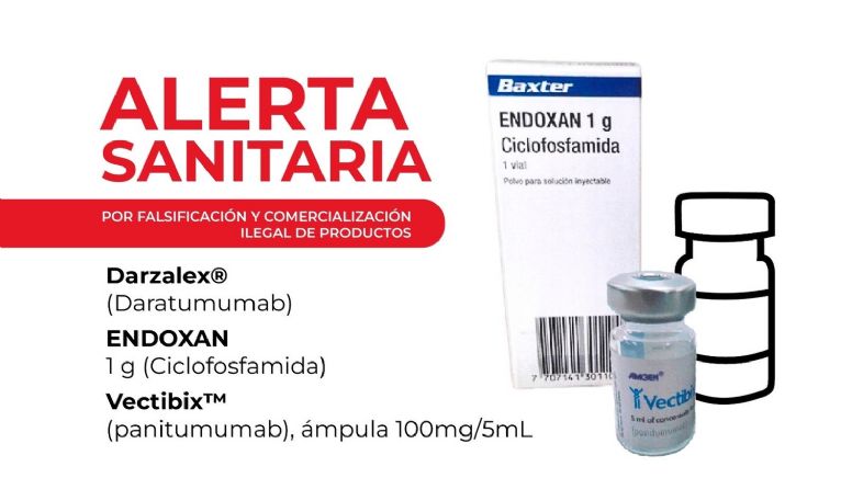 Atención: Cofepris alerta por 3 medicamentos falsificados que se usan para tratar el cáncer