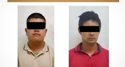 Arrestan en Mineral de la Reforma a 2 hombres armados sospechosos de robos a comercios