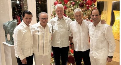 Reaparece Peña Nieto con los Clinton en Punta Cana