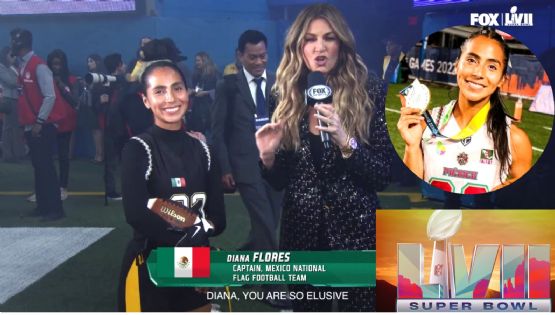 Diana Flores, la mexicana que la ‘rompió’ en el Súper Bowl 57