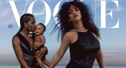 Rihanna sorprende con sesión de fotos familiar junto a ASAP Rocky y su bebé