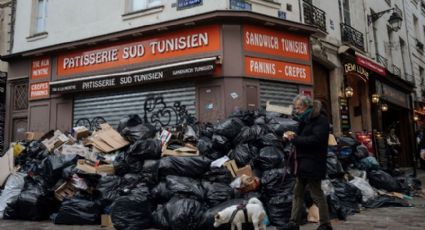 Francia en huelga: la basura le resta brillo a París en plenas protestas por pensiones