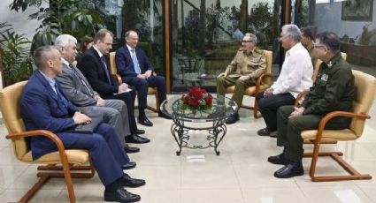Castro y el secretario de seguridad ruso, Nikolái Pátrushev se reúnen