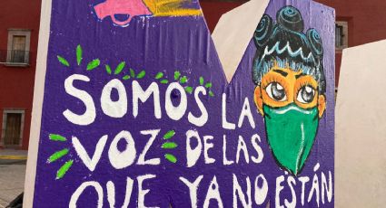 Feministas plasman su voz en letrero de ‘Salamanca’ como manifestación pacífica