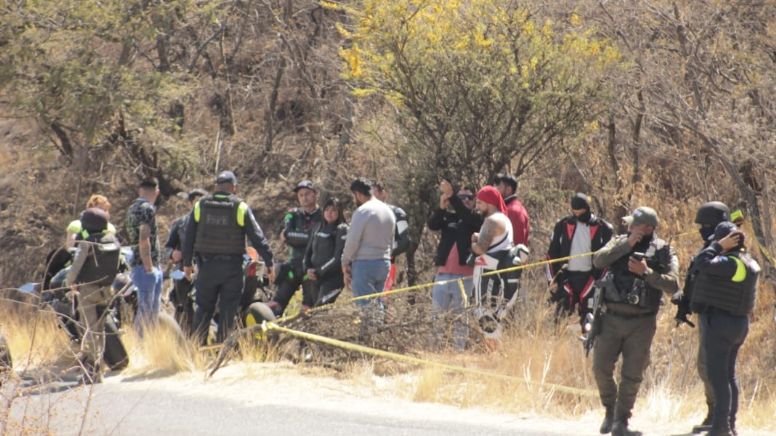 Muere otro motociclista cuando bajaba de Sierra de Lobos; terminó dentro de una zanja