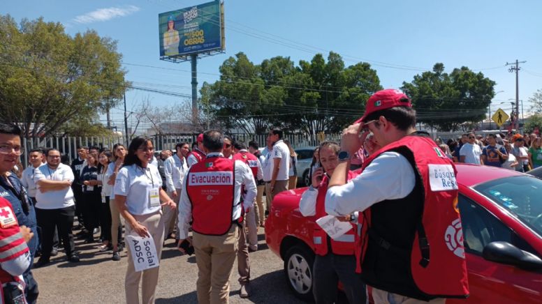 Así reaccionaron empresas e instituciones en León ante un sismo simulado