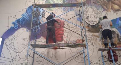 Homenajean a Guillermo del Toro en León con mural en el mercado Metropolitano