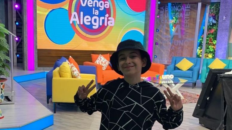 Carlos Paul Sotelo, el penjamense que cautivó en La Voz Kids conducirá este viernes Venga la Alegría