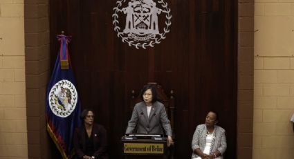 Visita Belice presidenta de Taiwán y agradece a 'defensores'