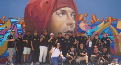 Realizan mural en León para conmemorar 50 años del hip hop en el mundo