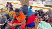 Transbordan familias haitianas en León, rumbo a Reynosa para cruzar Estados Unidos
