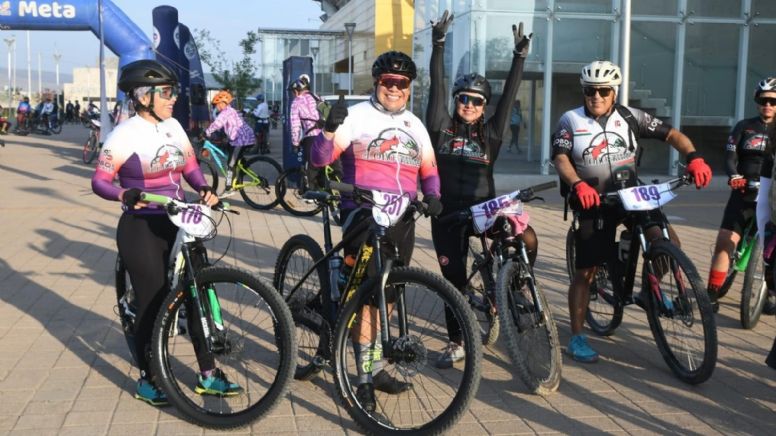 Irapuato: Más de 600 ciclistas celebran segundo aniversario de Fridas en Bici