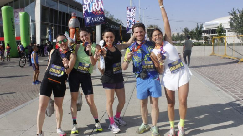 Se llena León de runners con el Medio Maratón BJX 2023