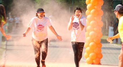 Happy Colors León: Disfrutan colorida carrera en domingo