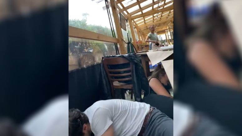 Seguridad en CDMX, se tiran al suelo en restaurante tras balazos durante asalto a estadounidense