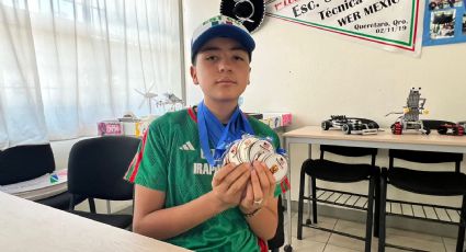 Héctor tiene 12 años y la robótica es lo suyo; ganó 6 medallas en el Torneo RoboRAVE Internacional