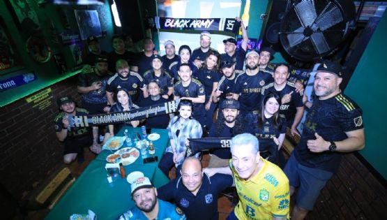 Aficionados de LAFC llegaron a la ciudad para convivir previo a partido contra el León
