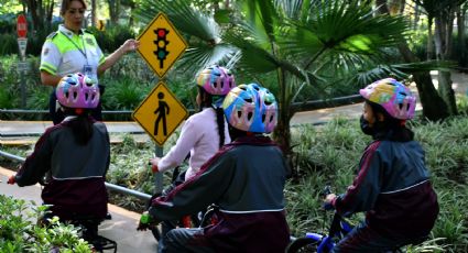 Fomentan en menores el uso correcto de la bicicleta