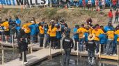 Se reencuentran migrantes con familiares en el Río Bravo por 6 minutos