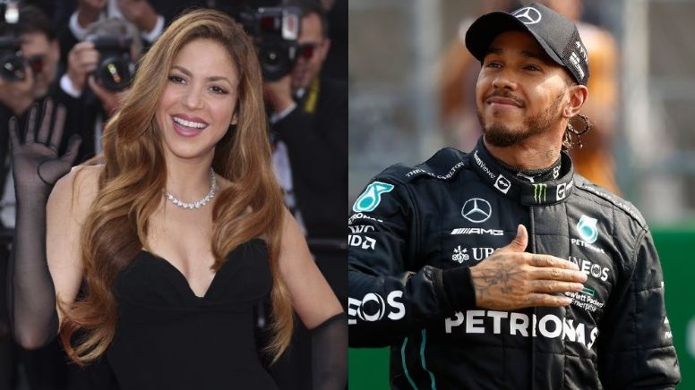 Revelan quién la hizo de cupido entre Shakira y Lewis Hamilton, el romance del momento