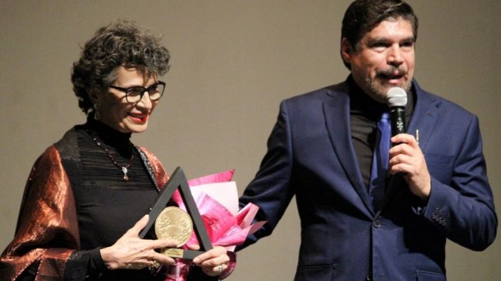 Honran a Patricia Reyes Spíndola y Alberto Estrella en el Festival Internacional de Cine del Bajío