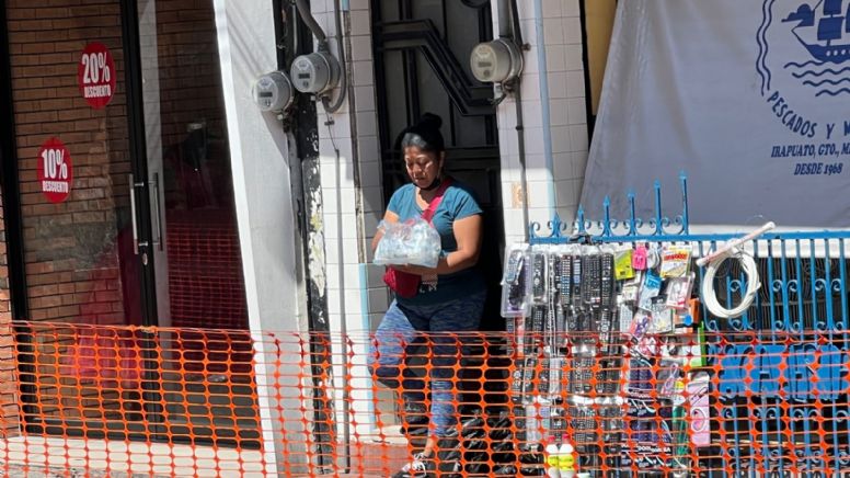 Disminuye comercio ambulante en la calle Leandro Valle, en Irapuato