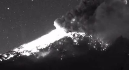 VIDEO: Explota el volcán Popocatépetl y el sonido ¡es escalofriante!