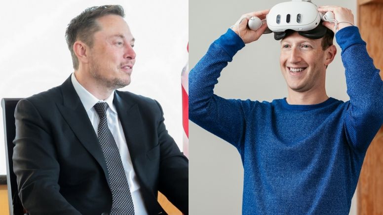 Elon Musk y Mark Zuckerberg se retan a pelea en una jaula por una app similar a Twitter