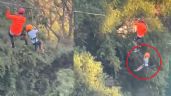 Pánico: Niño cae de tirolesa a 12 metros de altura en Parque Fundidora; se rompe arnés