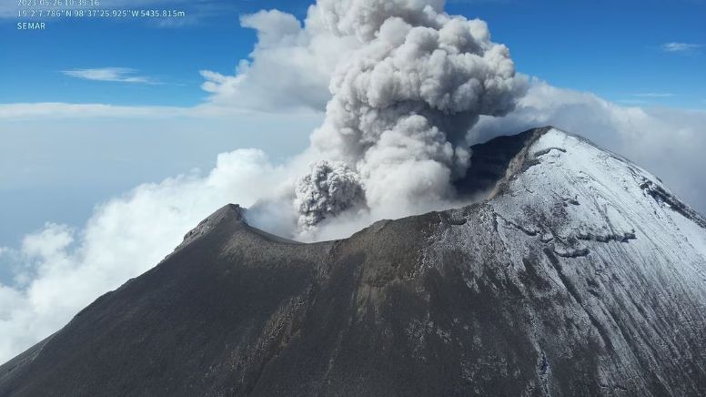 ¡Se puso bravo! Se prende el volcán Popocatépetl y enciende alarmas de nuevo