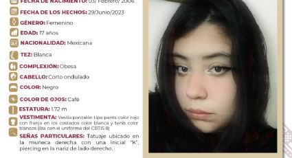 Atención, desaparece alumna del CBTis 8 en Pachuca