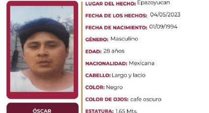 Piden ayuda para localizar a Óscar Valencia Santos, desapareció en Epazoyucan