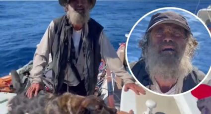 ¡Un milagro! Marinero y su perrita Bella sobreviven 2 meses varados en el mar. VIDEO
