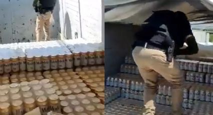 VIDEO Primero la Coca-Cola clonada ¡y ahora la cerveza! Decomisan varias latas presuntamente piratas