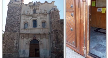 ¡Ni la iglesia de San Francisco se salva! Ladrones dañan puerta de 200 años de antigüedad