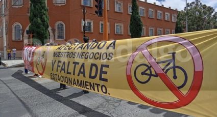Explotan comerciantes contra proyecto de ciclovía en avenida Madero
