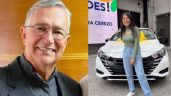 Salinas Pliego continúa festejando aniversario de TV Azteca; regala auto último modelo a joven