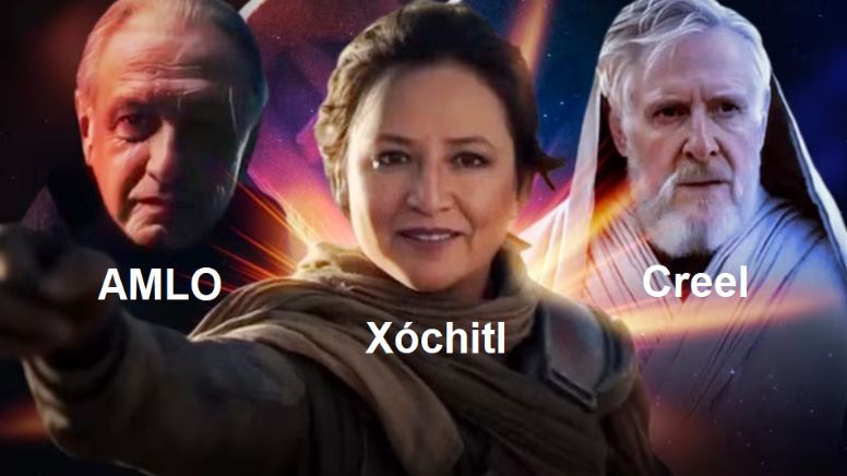 Elecciones 2024: Xóchitl pide apoyo para derrotar a 'fuerzas oscuras' de AMLO, al estilo Star Wars