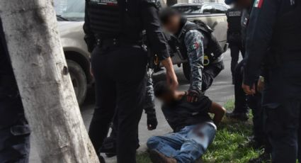 Detención en Irapuato: Agentes impiden que hombre se autolesionara y le quitan arma