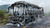 Autobús de Flecha Amarilla se incendia en Pénjamo; pasajeros y chofer ilesos