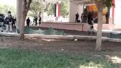 Seguridad en Michoacán: Captan momento en que detonan drones del CJNG contra civiles y militares